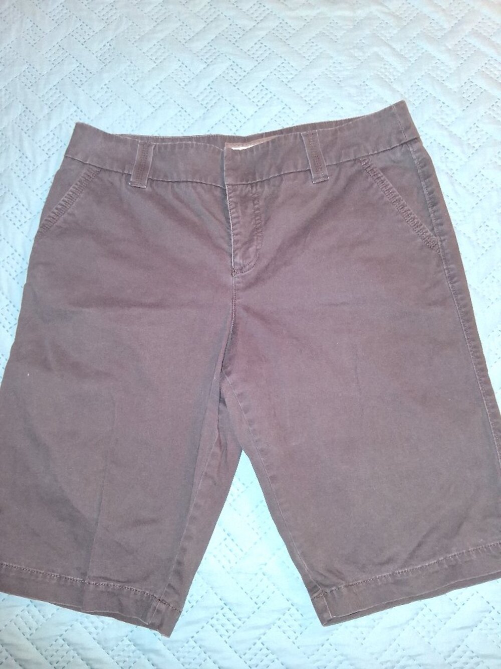 Sonoma Brown Women's Knee Length Shorts-size 12